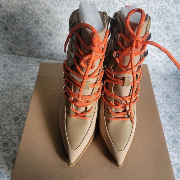 NIB Steve Madden Lace-Up Heeled Boot | 7.5 - Picture 8 of 9